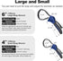 Upgraded Strap Wrench Set, 2pcs Adjustable Rubber Strap Wrench, Oil Filter Strap Wrench, Max Diameter 4" and 6", Strap Wrench Plumbing with Reinfo...