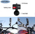 iMESTOU Sports Camera Riding Mount with 1/4 Screw for Insta 360 Action Camera Installing and 1“ Ball Head 360° Adjustable Fits for RAM iMESTOU...1...
