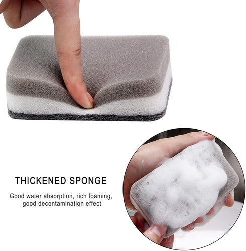 Sponge Individually Wrapped, Kitchen Dishwashing Sponges Bulk, Non Scratch Dishes Scouring Pad, Odor-Free Cleaning Sponge Wipes Scrubber Suitable ...