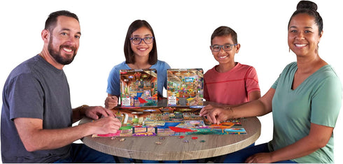 RoseArt - My Happy Place - Boho Coffeshop - 750 Piece Jigsaw Puzzle for Adults...