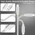 Vortex PD10GB3A-2-2-SILVER Type-C Data Cable 3A Fast Charging USB3.2 Universal Mobile Phone Tablet Nylon Braid USB Charging Cable (2 pcs Pack)(Sil...