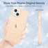 Hython Case for iPhone 14 Plus Case Glitter, Cute Sparkly Clear Glitter Shiny Bling Sparkle Cover, Anti-Scratch Soft TPU Thin Slim Fit Shockproof ...