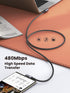 UGREEN Right Angle USB C to USB C Cable, 60W USB C Fast Charging Cable 90 Degree Compatible with iPhone 15/15 Plus/15 Pro, MacBook Pro, iPad Pro, ...