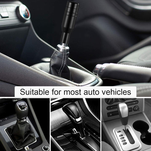 WINOMO Automatic Car Stick Shift Knob Cover Lever Universal Fit (Black, Random Color of Screws)...