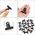 Honbay 20PCS 30mm(1.2inch) Black Metal Bulldog Clips Hinge Clips for Documents, Planner Pages, Receipts, Pictures, Photos, etc...