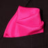 Fine Fuchsia Silk Pocket Square 100% Silk – Soft Mulberry Silk - Large 16” Square...