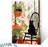 Tucocoo Cute Black Cat Paint by Bumbers for Adults Swing Chair Plants Lamp DIY Paint by Numbers Acrylic Paint Canvas Abstract Graffiti Nature-Insp...