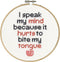 Dimensions Needlecrafts 70-74639 Say It Counted Cross Stitch Kit, Speak My Mind...