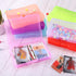 PATIKIL 5x7 Photo Storage Box, 2 Pack Photo Boxes Storage Photo Organizer Cases Storage Container Picture Boxes Plastic for 5x7 Pictures Sticker S...