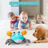 Crawling Crab Baby Toy Gifts Infant Tummy Time Toys Build in Rechargeable Battery,Baby Toys with Music and LED Light for 0-6 6-12 1-3 4+ Year Old ...
