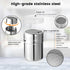 HANSGO Powdered Sugar Shaker Duster, Cinnamon Matcha Mlour Shaker Dispenser, Stainless Steel Fine Mesh Dredges Cans with Lid for Pepper, Salt, Cof...