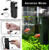 Internal Aquarium Filter with Aeration System 100GPH 5W Power Filter for 5 to 15 Gallons Fish Tank, Submersible Fish Tank Filter...