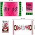 Seliem Sweet Summer Gnome Kitchen Dish Towels Set of 2, One in A Melon Watermelon Bee Hand Towel Drying Baking Cooking Cloth, Pink Green Polka Dot...