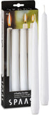 SPAAS White Taper Candles - 4 Pack | 10 Inch Tall Candles, Scent-Free Premium Wax Candle Sticks | 8 Hour Long Burning White Candlesticks for Home ...