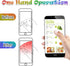 Honoson 9 Pieces Cell Phone Grip Holder Collapsible Holder Colorful Self-Adhesive Finger Ring Sublimation for Smartphone and Tablets(Nebula)...