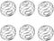 304 Stainless Steel Replacement Shaker Ball Wire Whisk Shaker Mixer Mixing Ball Bottle Cup Blend Shaker Bottle (6)...