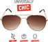 grinderPUNCH Unisex Aviator Sunglasses | Fashionable & Lightweight Frame Suits All Face Shapes | 100% UV Protection...
