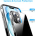 JJGoo Compatible with iPhone 15 Plus Case Clear, Soft Clear TPU Phone Cases, Shockproof Transparent Bumper Cover Slim Thin Phone Case...