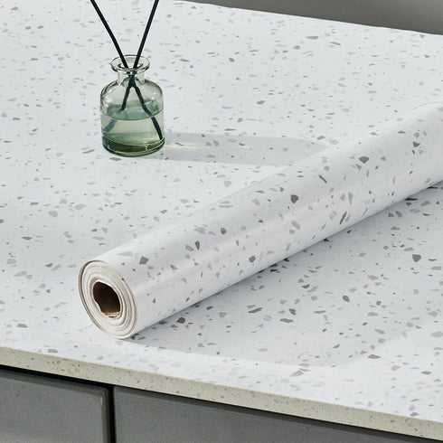 LONGYONG Contact Paper Peel and Stick Countertops Removable Wallpaper Adhesive Granite Contact Paper Kitchen Countertop Peel and Stick Wallpaper f...