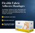 Dynarex Fabric Adhesive Bandages - Sterile & Flexible Fabric Bandages for Wounds - Non-Stick Pads - Individually-Wrapped First Aid Supplies - No L...