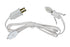 Single Light Replacement Clip in Lamp Cord for Christmas Village House includes Clear Light Bulb...