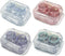 4 Pack Flip Top Clear Contact Lens Case Travel Kit, Cute Contact Case Holder with Tweezers Remover Tool, Contact Lens Soak Storage Kit for Travel ...