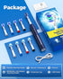Rotating Electric Toothbrush for Adults with 8 Brush Heads (2 Types), 4 Modes Deep Clean Electric Toothbrush with Rechargeable Power and 2 Min Sma...