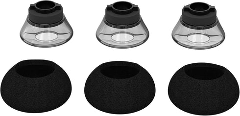 3X Voyager 5200 Ear Tips Replacement,Ultra Comfort Silicone Voyager Legend Eartips with in-Ear Foam for Plantronics Ploy Voyager 5200 5220 5210 Se...