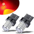 iBrightstar 7443 LED Bulb Red, 7440 LED Brake Light Bulbs Super Bright for Rear Brake Lights and Tail Lights, 2 Pack...