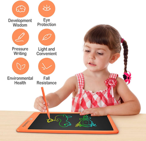 LCD Writing Tablet 10 Inch Colorful Drawing Pad for Kids Reusable Electronic Doodle Board Educational Learning Toy Gifts for 3 4 5 6 7 8 Years Old...