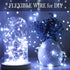 Twinkle Fairy Lights Battery Powered 3 Modes with Timer Firefly Lights 20 LED on 7.2feet Silvery Copper Wire for DIY Wedding Party Christmas Hallo...