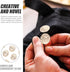 SUPVOX 30pcs Metal Buttons for Coat Jacket Round Flat Button Replacement Hollow Buckle DIY Sewing Clothes Sweater (Light Gold,23MM)...