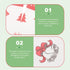 BESTonZON Christmas Kitchen Paper Christmas Paper Hand Towels Kitchen Paper Rolls Oil Cleaning Paper Towels: 2 Rolls...