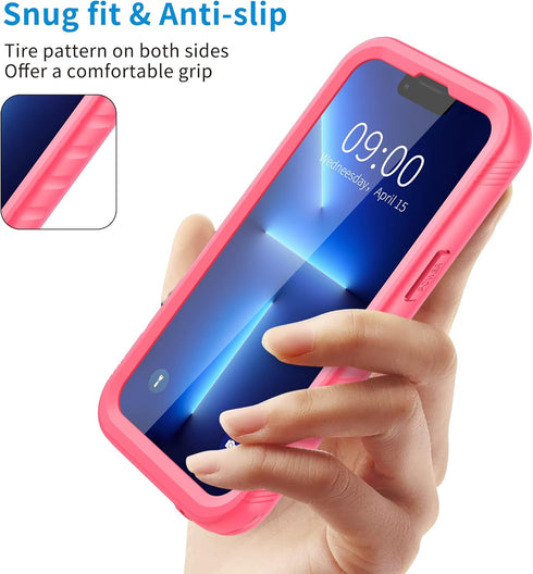 SPORTLINK for iPhone 13 Pro Max Case Waterproof - Full Body Heavy Duty Protection Cover Built in Screen Protector Shockproof Waterproof Case for i...