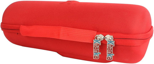 Khanka Hard Travel Case Replacement for JBL Charge 3 Waterproof Portable Wireless Bluetooth Speaker. Extra Room for Charger and USB Cable (red)...