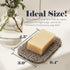 myHomeBody Soap Saver, Lifting Pads for Dish, Efficient Draining Bar Holder for Shower, Set of 6 – 3 Beige, 3 Gray...