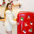 12Pcs Christmas Gnome Refrigerator Magnets Christmas Gnome Fridge Garage Door Magnets Stickers Gnome Christmas Holiday Decorations Ornaments for F...