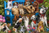 Vermont Christmas Company Patio Pups Jigsaw Puzzle 100 Piece, Large Pieces Perfect for Kids and Seniors...