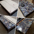 Blue Stone Adhesive Marble Paper Granite Look Marble Effect Gloss Vinyl Peel and Stick Countertops Covering Sticker Sheet Roll 15.8inch by 79inch ...