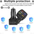 Amiss Car Charger Adapter, 6 USB Multi Port, Fast Charger, Include QC 3.0 and 5 Other Ports, Car Interior Accessories, Fit for iPhone 13/12/11/pro...