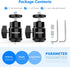 NEEWER Mini Ball Head with Cold Shoe & 1/4” Screw, 2 Pack, 360° Swivel 90° Tilt Ballhead Camera Mount Hot Shoe Adapter for Camera, Camcorder, Smar...