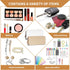 2 PCS Silicone Travel Makeup Bag Makeup Brush Holder Travel Zippered Pouch Silicone Makeup Brush Travel Case Purse Organizer for Makeup Tools and ...