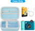 Canboc Carrying Case Compatible with KODAK Smile+ Wireless Digital Instant Print Camera, Mesh Pocket fit Photo Paper, USB Cable, Blue (Case Only)...