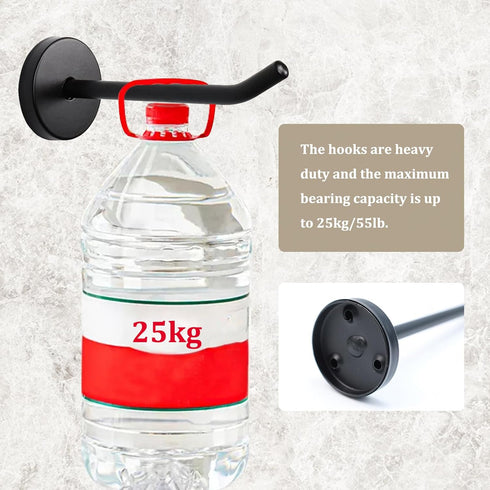 Long Hook Stainless Steel Coat Hook Robe Hanger Wall Mount Hook 200mm/8 Length - 2pcs...