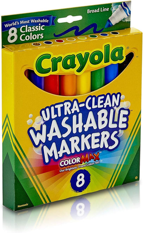 Crayola 8ct Washable Markers Fine...