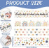 65 Feet Boho Style Bulletin Board Border Bulletin Board Borders for Teachers Summer Classroom Decor Home School...