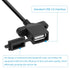 RIIEYOCA USB Female 4pin Bare Wire,USB 2.0 Power Data Cable with Dust Cap DIY Pigtail Cable,for and USB Equipment Installed or Replace Repair...