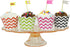 AllyDrew Standard Size Chevron Cupcake Wrappers (Set of 20), Green...