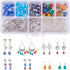 SUNNYCLUE 1 Box DIY 10 Pairs Chandelier Earrings Jewelry Making Starter Kit Chandelier Components Connector Charm Pendants, Shell Heart Beads, Ear...
