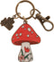 Karma Gifts, Womens Enamel Keychains, Mushroom 2”x2.75”...